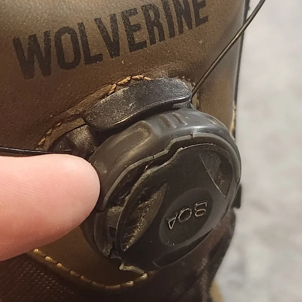 Wolverine Boots Mens 9 Green Black Drillbit Oil Rigger Waterproof BOA W10308